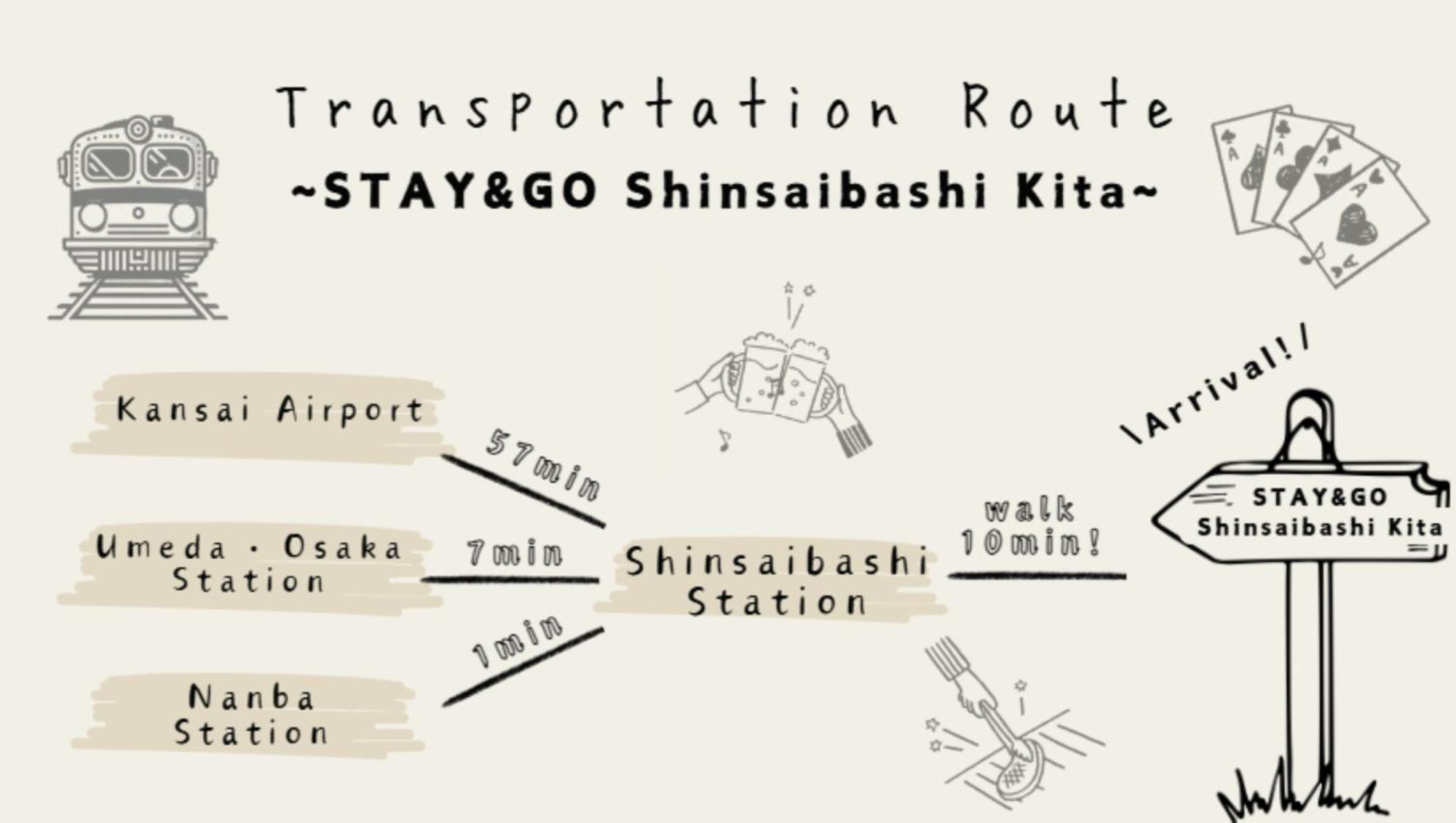 Stay & Go Shinsaibashi-Kita Osaka Zewnętrze zdjęcie